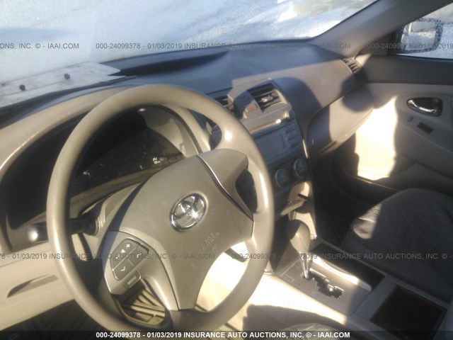 4T1BE46K78U201436 - 2008 TOYOTA CAMRY CE/LE/XLE/SE GRAY photo 5