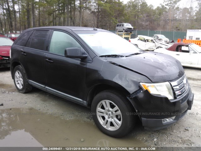 2FMDK38C07BB45166 - 2007 FORD EDGE SEL BLACK photo 1