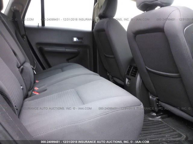 2FMDK38C07BB45166 - 2007 FORD EDGE SEL BLACK photo 8