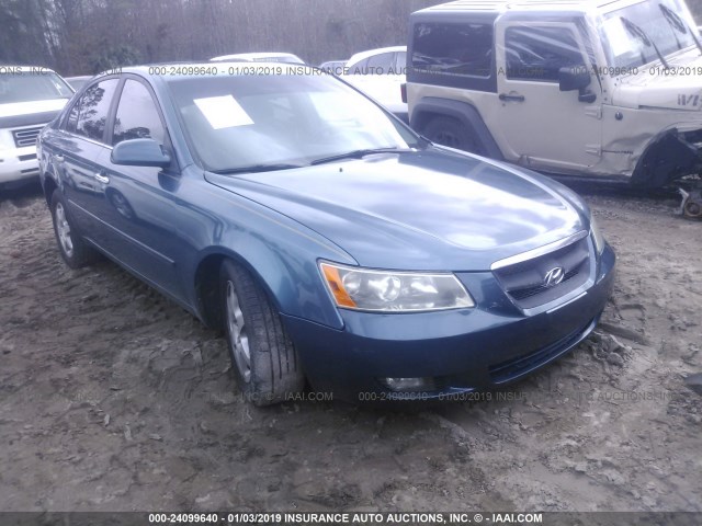 5NPEU46F36H153416 - 2006 HYUNDAI SONATA GLS/LX BLUE photo 1