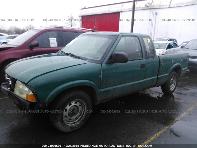 1GTCS19WX18229437 - 2001 GMC SONOMA Yaşıl foto 2