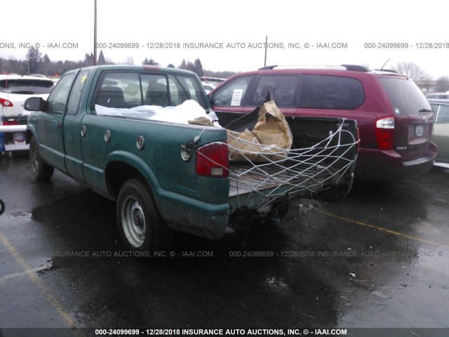 1GTCS19WX18229437 - 2001 GMC SONOMA Yaşıl foto 3