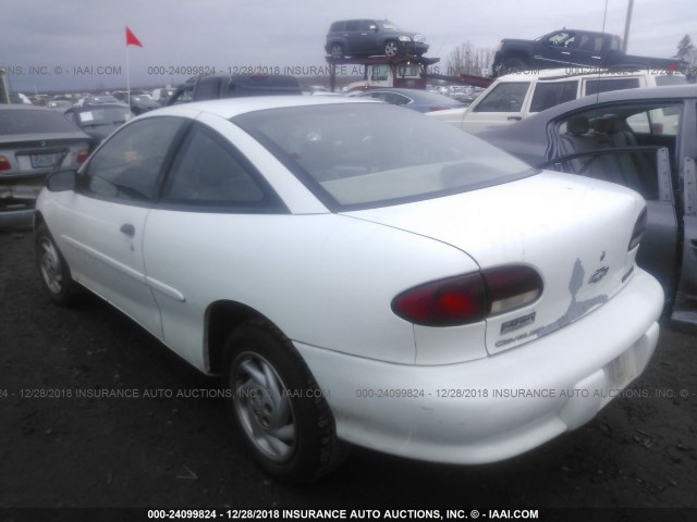 1G1JC1245WM117908 - 1998 CHEVROLET CAVALIER RS WHITE photo 3