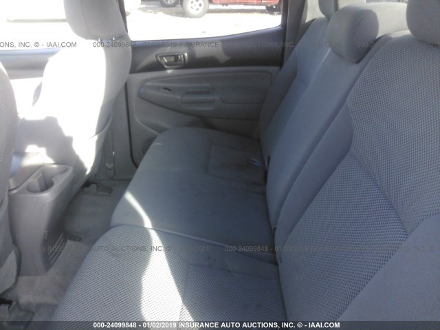 3TMLU4EN1BM070796 - 2011 TOYOTA TACOMA DOUBLE CAB 红色 照片 8