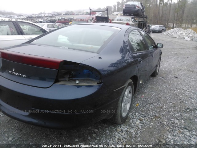 2B3HD46R14H702559 - 2004 DODGE INTREPID SE BLUE photo 6