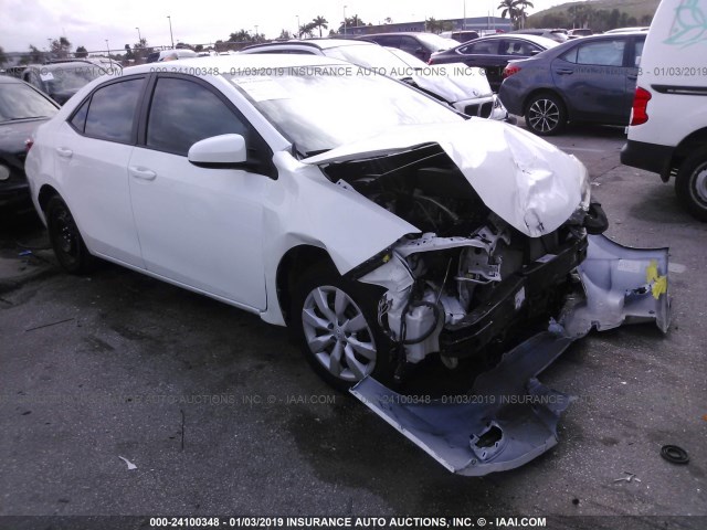 5YFBURHE9FP241877 - 2015 TOYOTA COROLLA L/LE/LE PLUS/PREMIUM/S/S PLUS/PREMIUM WHITE photo 1
