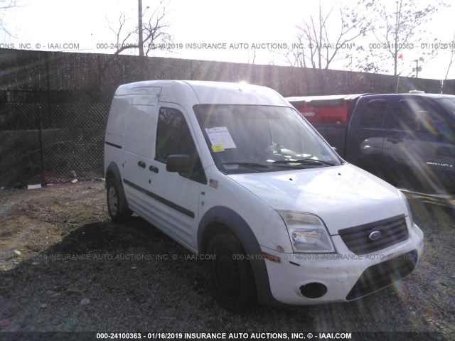NM0LS7BN3CT113370 - 2012 FORD TRANSIT CONNECT XLT WHITE photo 1