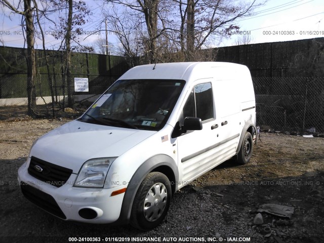 NM0LS7BN3CT113370 - 2012 FORD TRANSIT CONNECT XLT WHITE photo 2