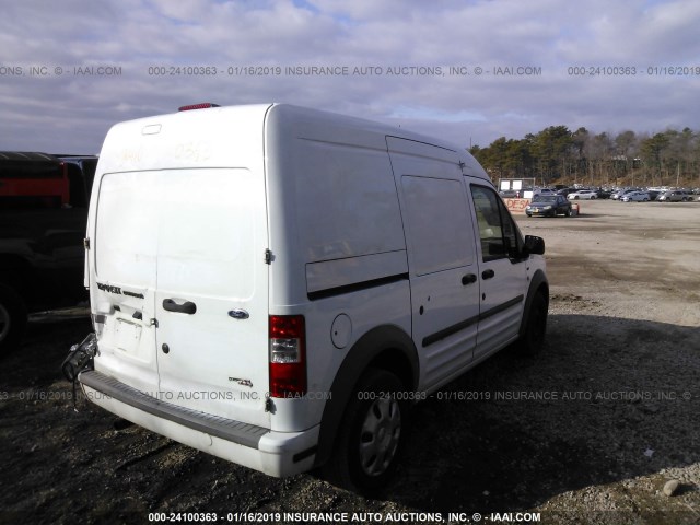NM0LS7BN3CT113370 - 2012 FORD TRANSIT CONNECT XLT WHITE photo 4