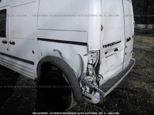 NM0LS7BN3CT113370 - 2012 FORD TRANSIT CONNECT XLT WHITE photo 6