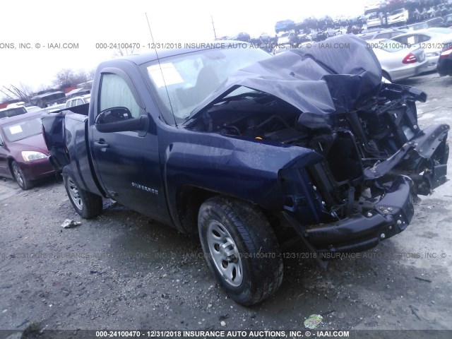 1GCPCPEX5AZ271721 - 2010 CHEVROLET SILVERADO C1500 BLUE photo 1