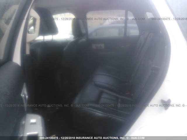 2LMDJ8JC0ABJ31452 - 2010 LINCOLN MKX WHITE photo 8