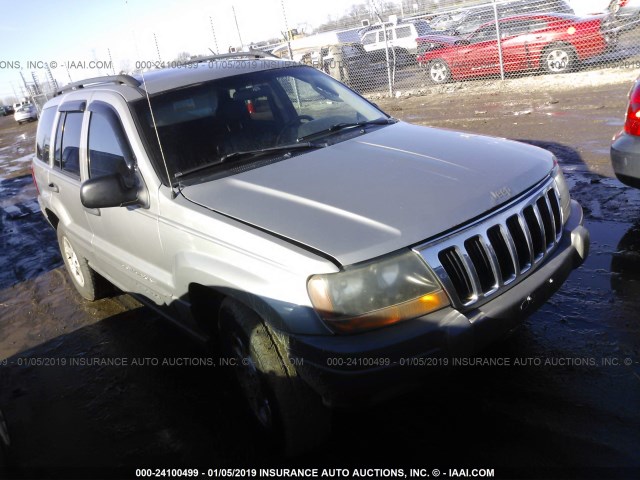 1J4GW38S52C154218 - 2002 JEEP GRAND CHEROKEE SPORT GRAY photo 1