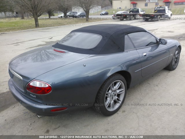 SAJDA42C01NA15748 - 2001 JAGUAR XK8 GRAY photo 4