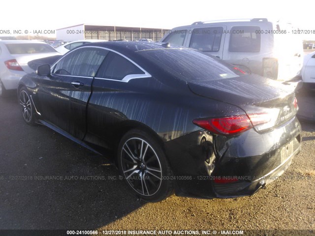 JN1EV7EK9JM340044 - 2018 INFINITI Q60 LUXE 300/SPORT 300 BLACK photo 3