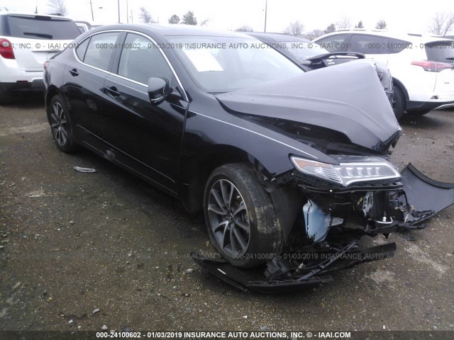 19UUB2F79GA003349 - 2016 ACURA TLX ADVANCE BLACK photo 1