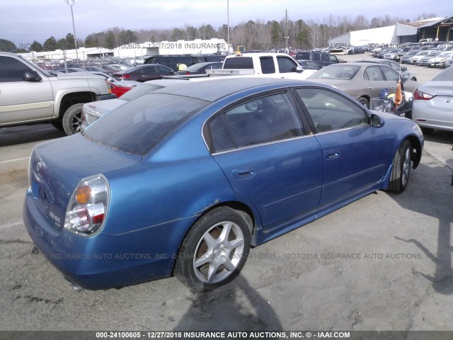 1N4BL11DX3C170009 - 2003 NISSAN ALTIMA SE BLUE photo 4