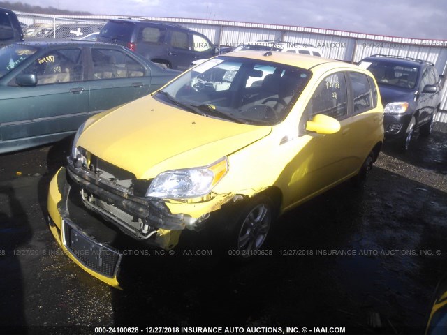 KL1TD6DE9AB064125 - 2010 CHEVROLET AVEO LS/LT 黄色 照片 2