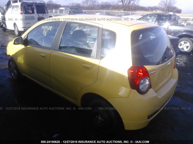 KL1TD6DE9AB064125 - 2010 CHEVROLET AVEO LS/LT 黄色 照片 3