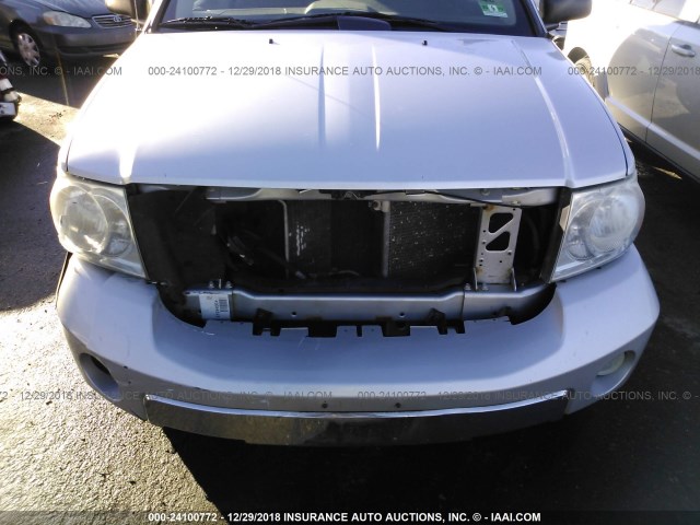 1D8HB58P37F546585 - 2007 DODGE DURANGO LIMITED SILVER photo 6