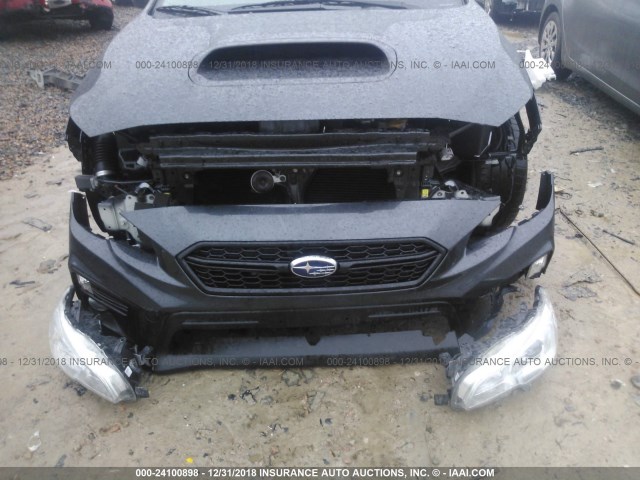 JF1VA1C68K9809002 - 2019 SUBARU WRX PREMIUM GRAY photo 6