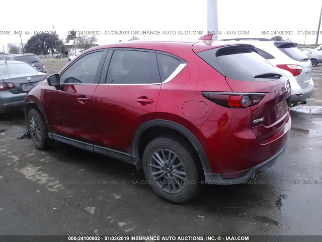 JM3KFABL7H0106713 - 2017 MAZDA CX-5 SPORT RED photo 3