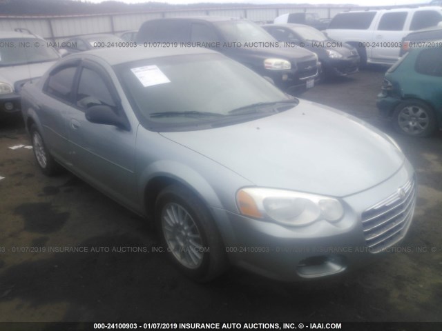 1C3EL46X14N289170 - 2004 CHRYSLER SEBRING LX SILVER photo 1