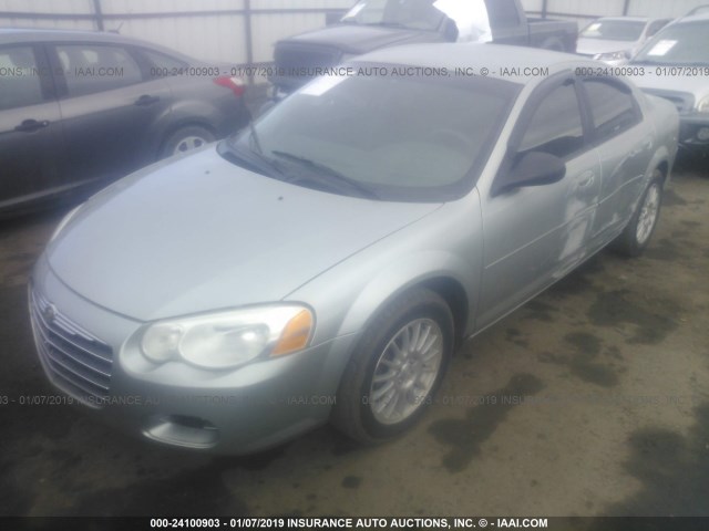 1C3EL46X14N289170 - 2004 CHRYSLER SEBRING LX SILVER photo 2