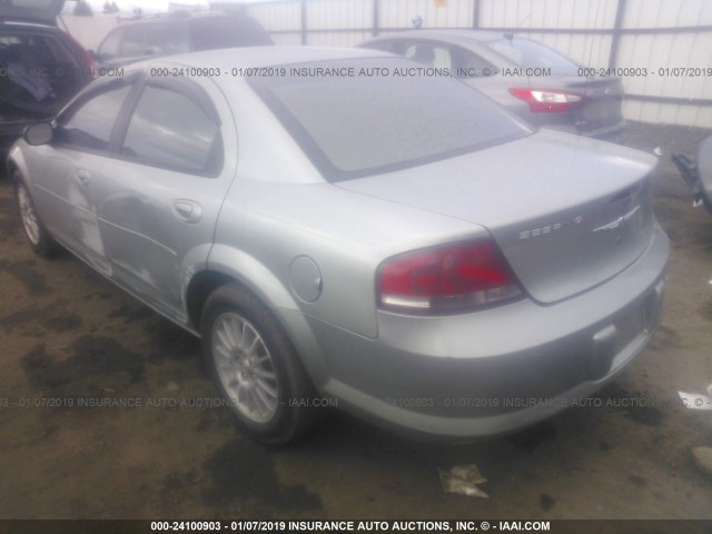 1C3EL46X14N289170 - 2004 CHRYSLER SEBRING LX SILVER photo 3