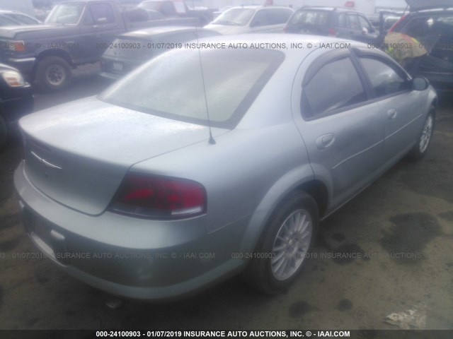 1C3EL46X14N289170 - 2004 CHRYSLER SEBRING LX SILVER photo 4