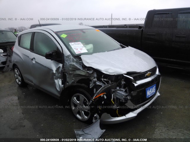 KL8CB6SA5KC728200 - 2019 CHEVROLET SPARK LS SILVER photo 1