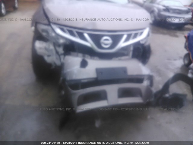 JN8AZ1MW1EW509425 - 2014 NISSAN Murano S/SL/SV/LE BROWN photo 6