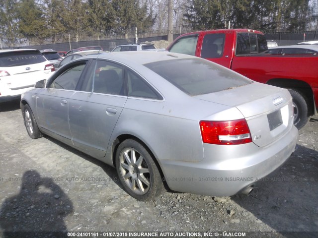 WAUDG74F75N059669 - 2005 AUDI A6 3.2 QUATTRO SILVER photo 3