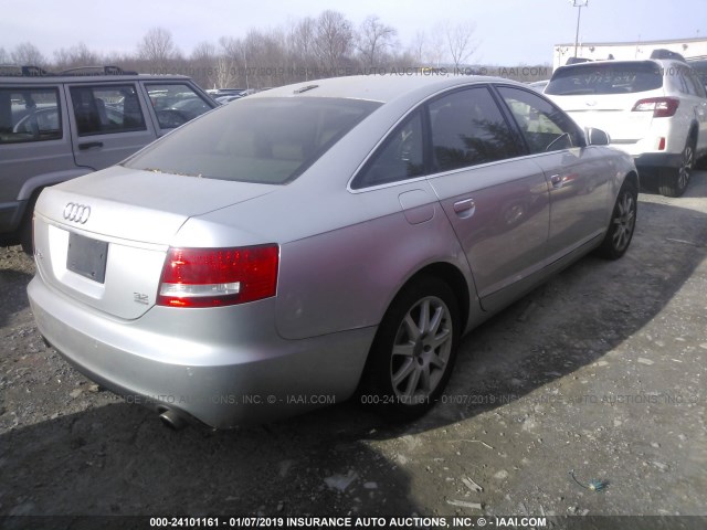 WAUDG74F75N059669 - 2005 AUDI A6 3.2 QUATTRO SILVER photo 4