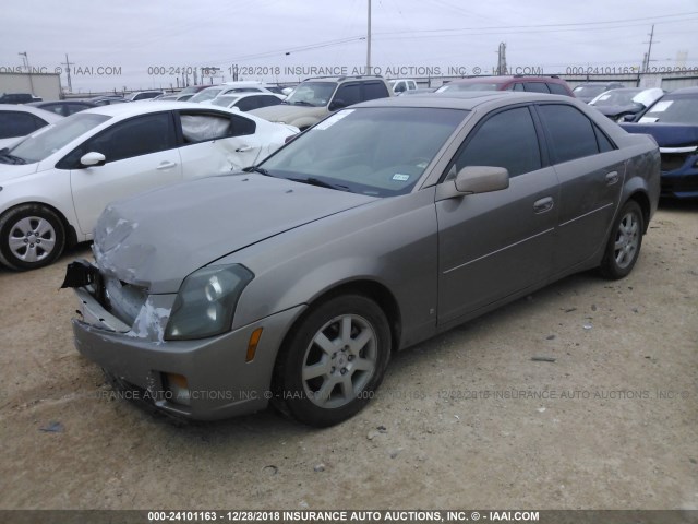 1G6DP577370192511 - 2007 CADILLAC CTS HI FEATURE V6 TAN photo 2