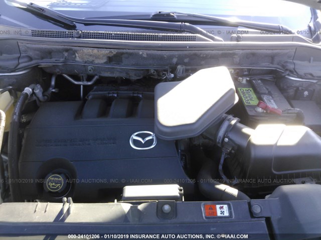 JM3TB38V590179052 - 2009 MAZDA CX-9 SILVER photo 10