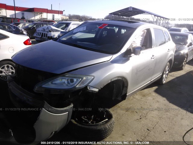 JM3TB38V590179052 - 2009 MAZDA CX-9 SILVER photo 2