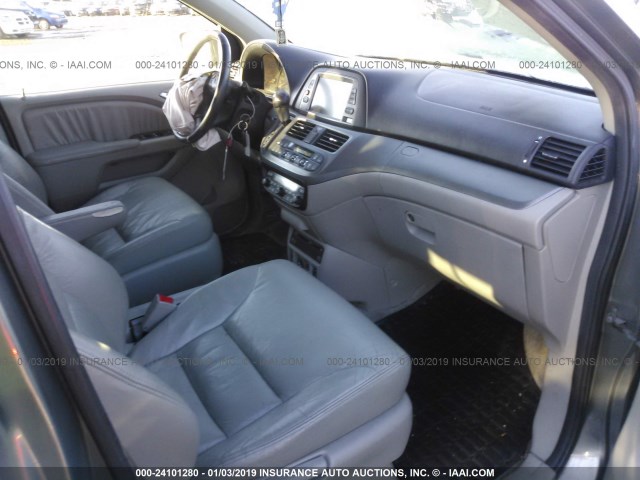 5FNRL38757B434749 - 2007 HONDA ODYSSEY EXL GRAY photo 5