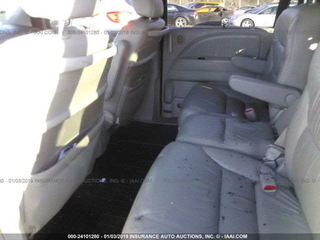 5FNRL38757B434749 - 2007 HONDA ODYSSEY EXL GRAY photo 8