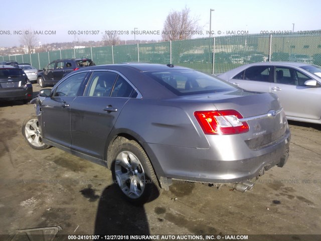 1FAHP2EWXCG132028 - 2012 FORD TAURUS SEL GRAY photo 3