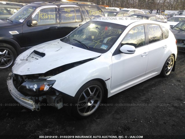 JF1GR89608L822016 - 2008 SUBARU IMPREZA WRX STI WHITE photo 2