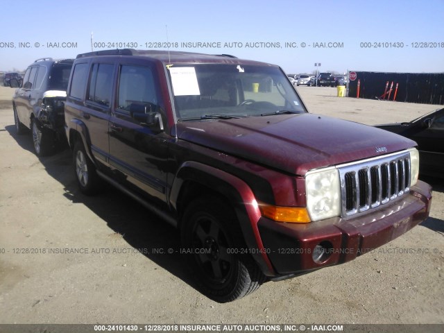 1J8HH48K77C507861 - 2007 JEEP COMMANDER Qırmızı foto 1