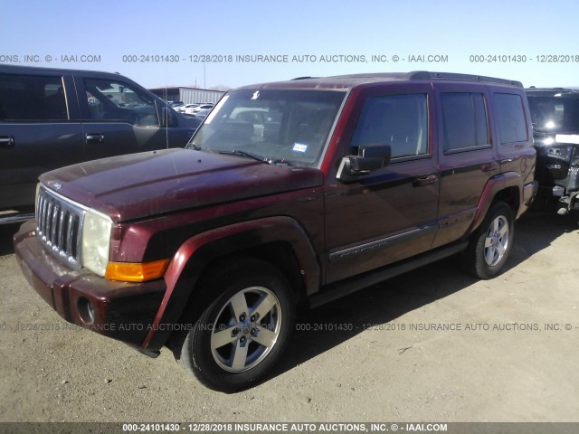 1J8HH48K77C507861 - 2007 JEEP COMMANDER Qırmızı foto 2