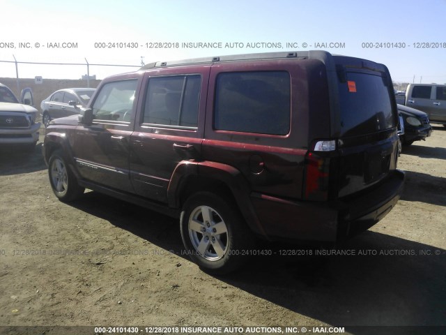 1J8HH48K77C507861 - 2007 JEEP COMMANDER Qırmızı foto 3