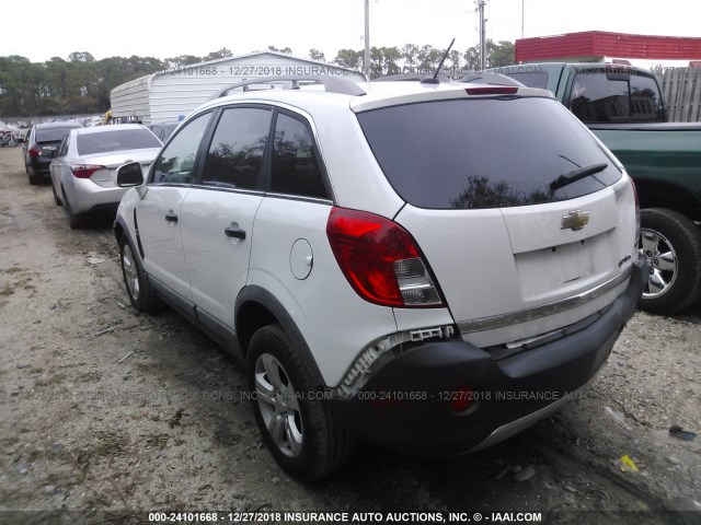 3GNAL2EK7ES666636 - 2014 CHEVROLET CAPTIVA LS 白色 照片 3