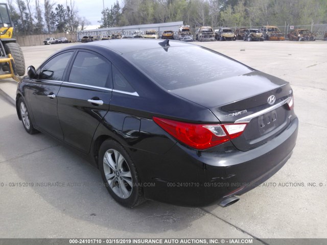 5NPEC4AB6BH293560 - 2011 HYUNDAI SONATA SE/LIMITED BLACK photo 3