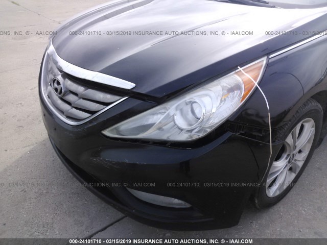 5NPEC4AB6BH293560 - 2011 HYUNDAI SONATA SE/LIMITED BLACK photo 6