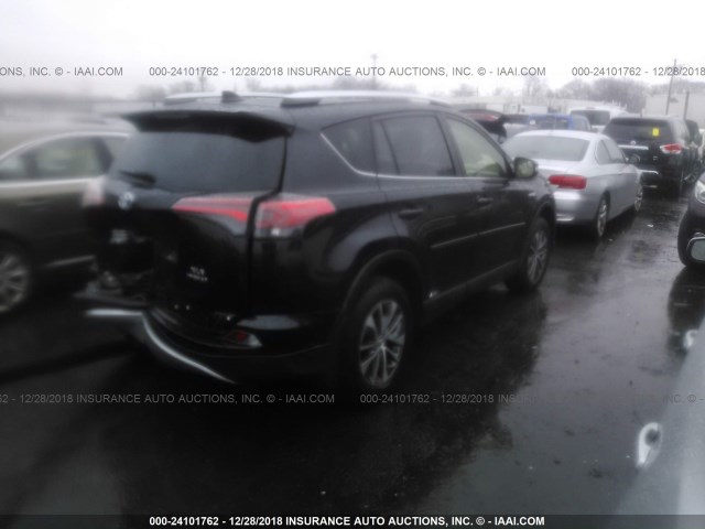 JTMRJREV4GD021434 - 2016 TOYOTA RAV4 HV XLE BLACK photo 4