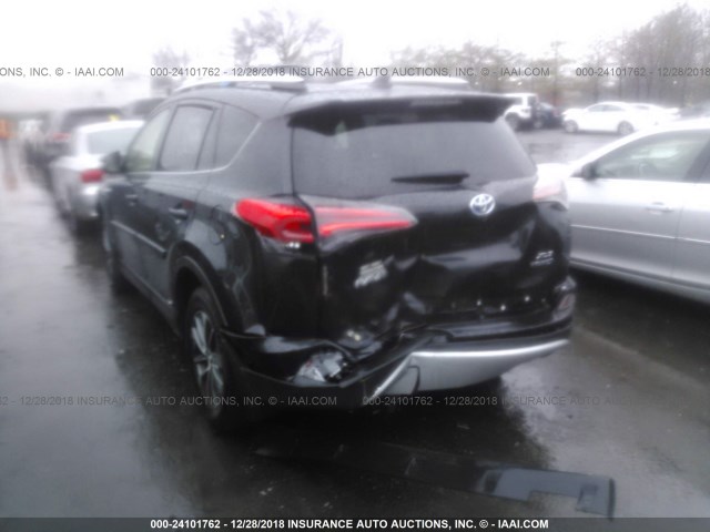 JTMRJREV4GD021434 - 2016 TOYOTA RAV4 HV XLE BLACK photo 6