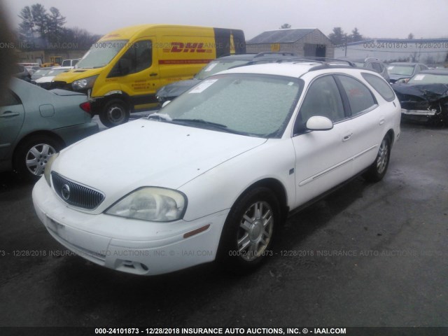 1MEHM59S05A610828 - 2005 MERCURY SABLE LS PREMIUM WHITE photo 2